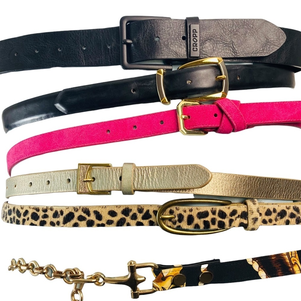 Assorted Women's Belts Lot -Casual & Statement Style
